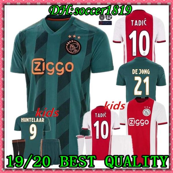 

19 20 ajax occer jer ey de jong de ligt ajaxa m terdam cami eta fÃºtbol van de beek nere 2019 2020 kid kit futebol tadic ziyech maillot