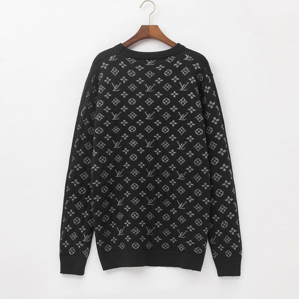 

2019 new luxury sports sweater brand leisure shirt style with in the fall and winter of wool #998, White;black