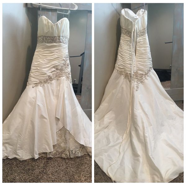 

elegant white trumpet wedding dresses lace appliques pearls beading affordable wedding dresses lace up back bridal gowns vestidos de novia
