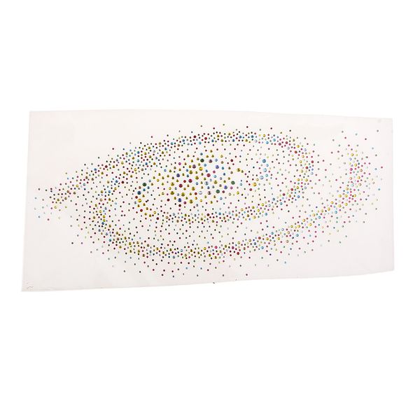 

universal ix rhinestone diamante iron on transfer motif applique, Black