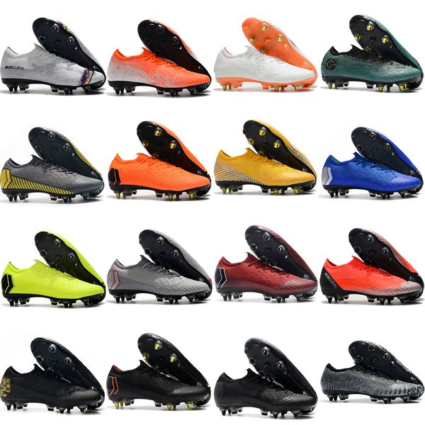

2019 мужские футбольные бутсы Mercurial VaporX VII Elite CR7 neymar SG AC открытые футбольные бутсы Cram