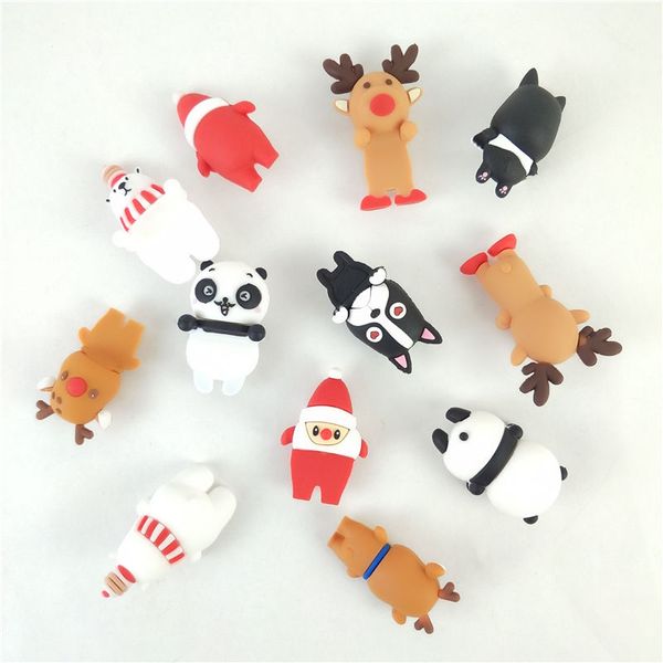 

новогодн ема 3d кђкл мгкие иликонове подвека дл елеона case cute panda moose ан