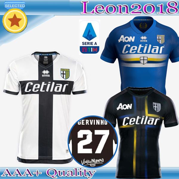 

thai quality 19 20 blucerchiato parma calcio soccer jersey third black phoenix 2019 inglese calaio insigne ceravolo home away football shirt, Black;yellow