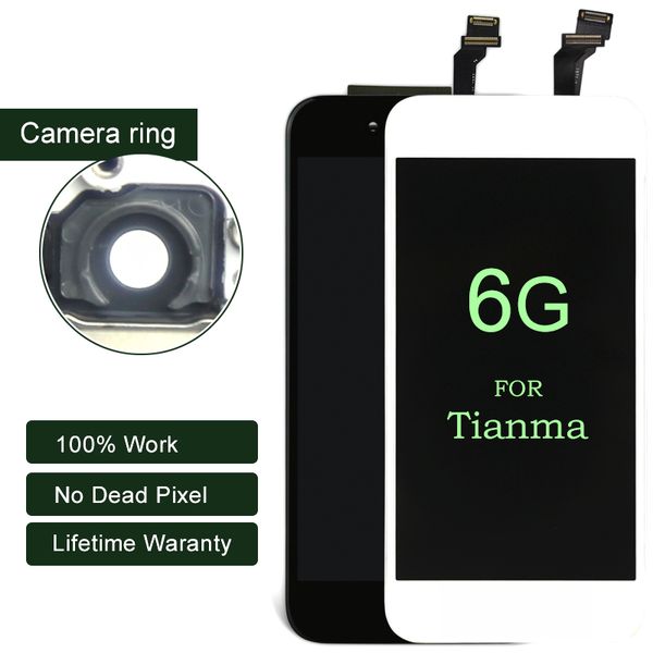 

premium esr 10pcs for iphone 6 lcd for tianma display with touch screen 4.7 inch for iphone lcd digitizer 6g black&white