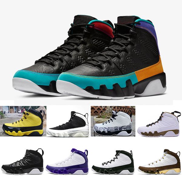 

2019 Dream It do it UNC 9 9s Snakeskin mens basketball shoes LA Oreo University Blue Bred space jam men sports Sneakers 41-47