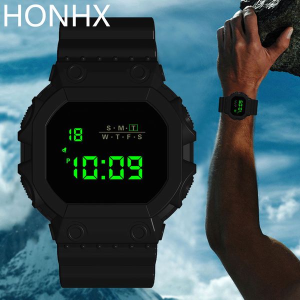 

relogio masculino digital watch brand electronic sports multifunction led watch date clock reloj zegarek sportowy reloj hombre, Slivery;brown