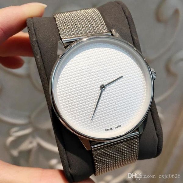 

2020 drop shipping luxury fashion men s quartz wristwatch stainless steel women watch silver lover watches gifts wholesale pri, Slivery;brown