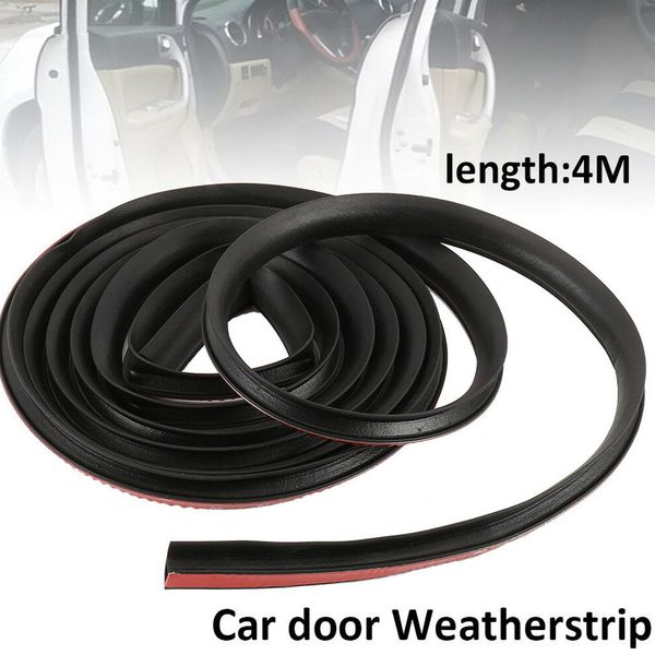 

4m p-shape rubber seal universal car door strip weatherstrip noise insulation dustproof auto rubber seals sealing strips