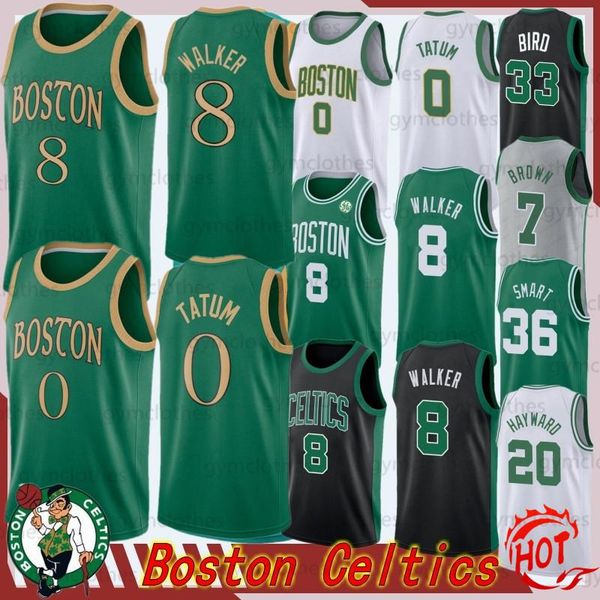 

kemba 8 walker jayson 0 tatum new basketball jerseys larry 33 bird jaylen nba 7 brown gordon jersey 20 hayward jersey, Black;red