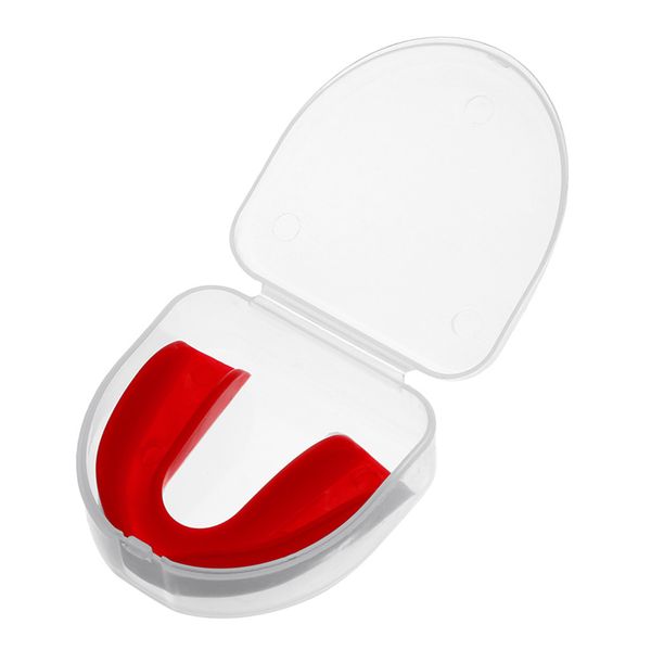 

2019 new clear gum shield teeth protector mouth guard piece rugby football boxing sports safety training elastic protective