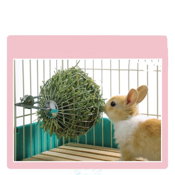 

sphere feed dispenser hanging ball toy guinea pig hamster rat rabbit bunny pet supply#1
