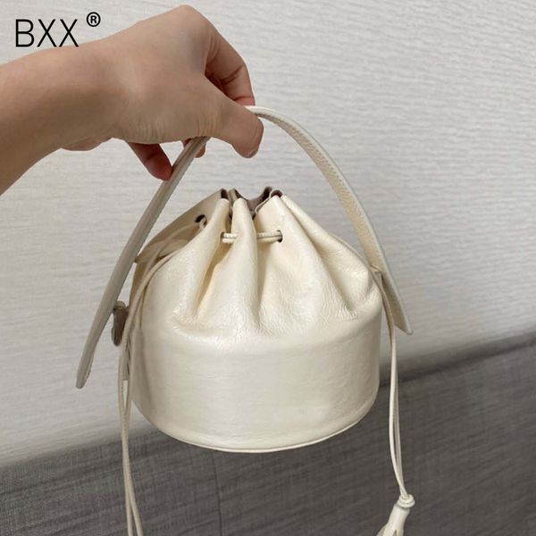 

bxx] кожа pu crossbody ковш сумки для женщин 2020 весенняя мода плеча сумка женщины сплошной цвет сумки hk528