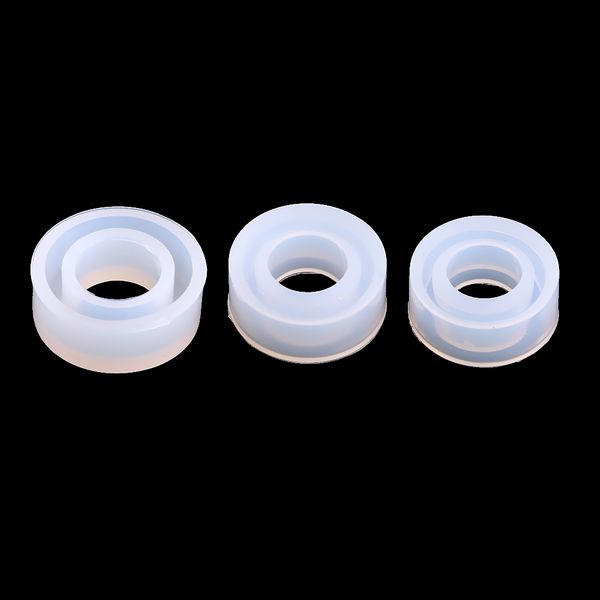 

3 sizes silicone round ring mold jewelry resin casting mould for diy jewelry making