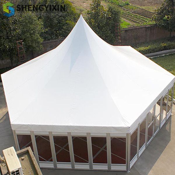

pagoda wedding tents 20*30m with aluminum frame wedding good price frame support customiztion pvc fabric for 300 people