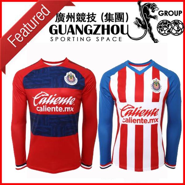 

2019 2020 мексика лига гвадалахара чивас длинным рукавом трикотажных изделий футбола начало a.pulido away m.perez e.lopez 19 20 i.brizuela м, Black;yellow