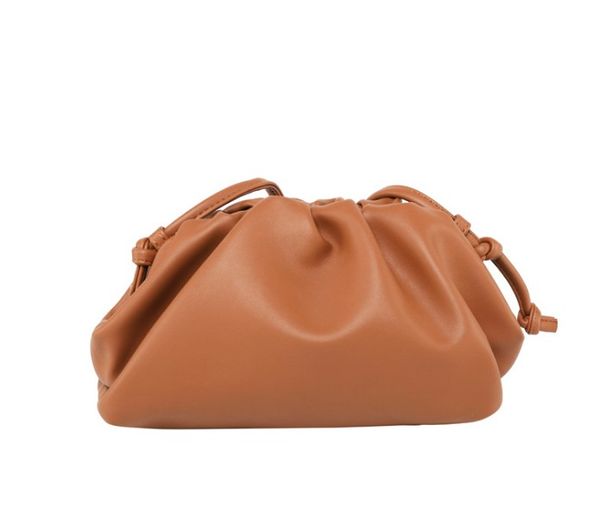 

new ladies dumplings package simple solid color handbag fashion trend wild personality shoulder messenger bag purse