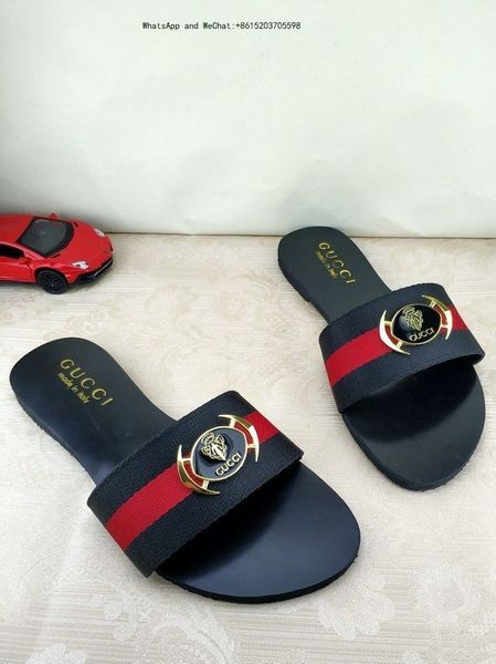 

2019 новые женщины мужчины слайды летний пляж крытый плоский G обувь марка сандалии