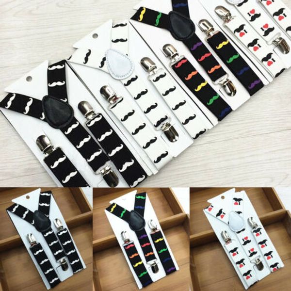 

baby kids adjustable child clip-on pants y-back suspender braces elastic belts children cute elastic braces suspenders, Blue;purple