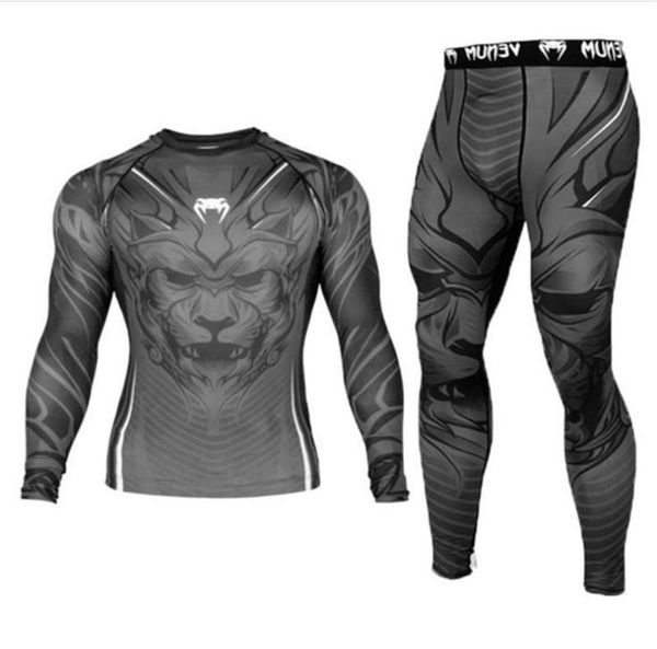 

mens designer tracksuits fashion ufc pullover sets casual mens sports suits, Gray