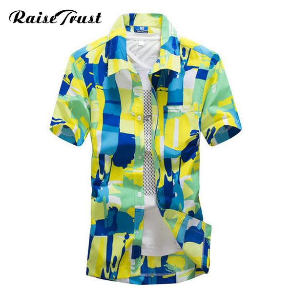 

brand new camisas beach shirt men hawaii shirt beach leisure fashion floral tropical seaside hawaiian asian size 5xl, White;black