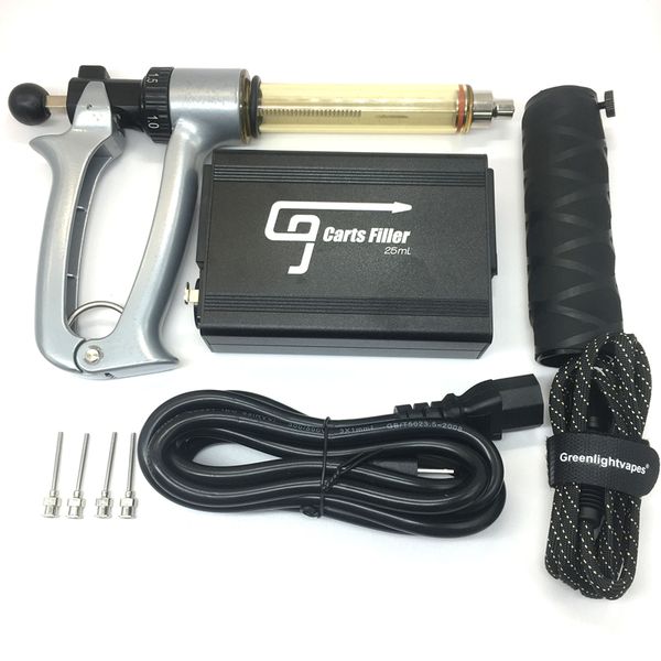 

Semi Форсунки для заливки масла машина G9 Ручной Greenlightvapes Тележки Filler 25мл Injection инструмент для 0,5 мл 0,8 мл 1,0 мл Vape Pen Cartridegs