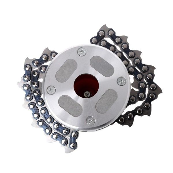 

universal power grass trimmer head steel chain saw links coil 65mn for brush cutter garden lawn mower parts for all mower