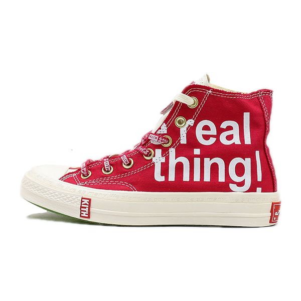 

covase 1970s x colo 2.0 enjoy x kith canvas shoes mandarin duck red white print designer shoes kith casual shoes fashion sneakers