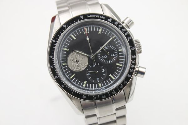

limited edition Men quartz Chronograph watch moon master Master sapphire Original buckle stainless steel high quality