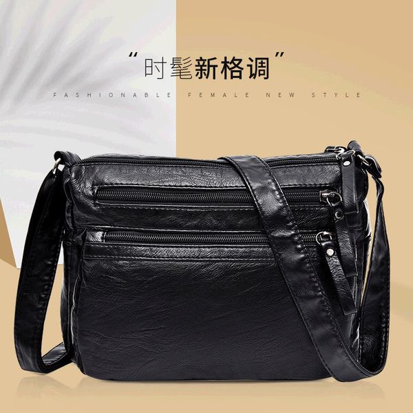 

2020 new fashion ladies shoulder bag zipper crossbody bag handbag women