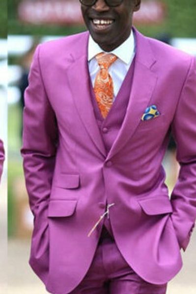 

groom wedding custom dress 3 pieces notch lapel men'blazer fashion design double pocket jacket prom party formal business tuxedo, White;black