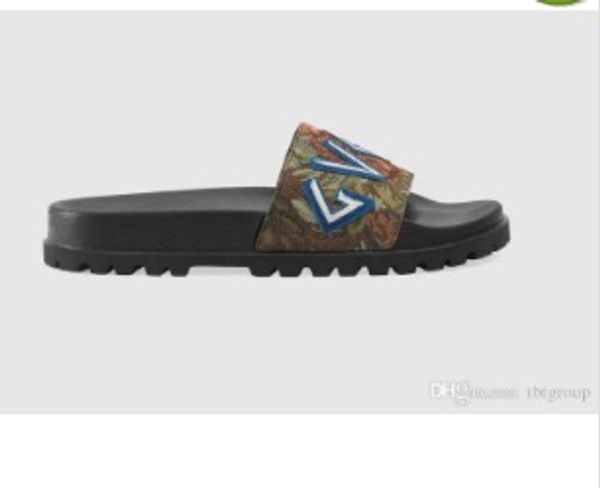 

with box slippers sandals slides casual shoes slippers sandals shoes huaraches flip flops loafers scuffs size:35-45 24, Black