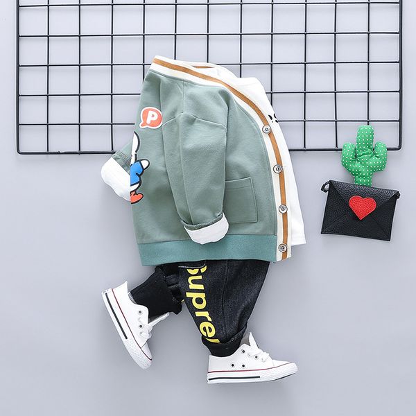 

spring suit for male baby new 2020 western style baby suit for male children aged 1-3 years 4 fashionable clothes, White