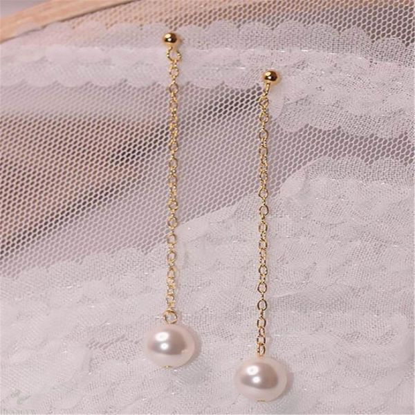 

10mm white round shell pearl earrings ear stud real classic dangle flawless women mesmerizing gift luxury wedding, Silver