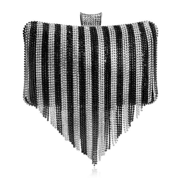 

women tassels clutches metallic diamonds evening purses