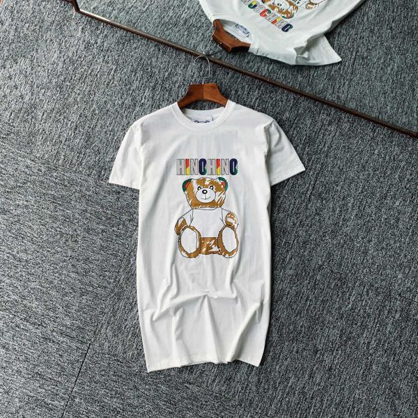 

brand summer dresses for women new arrival shirt dresses with letter printed tee dresses 2 colors size -2xl yf204112, Black;pink