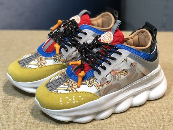 

er Hot sale Chain Reaction men trainers Casual shoes fashion designer sneakers sneakers black white mens height increasing Casual Shoes