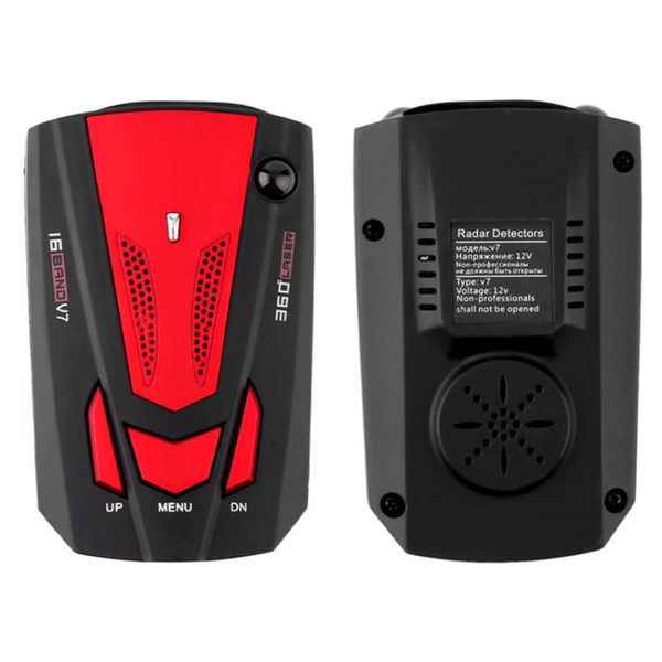 

12v car auto accessries v7 speed voice alert warning 16 band speed control detector english russian