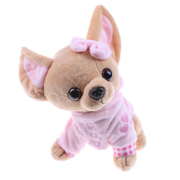 

stuffed animal plush dog chihuahua plush toy creative stuffed doll simulation toy kawaii gift for kid&girl