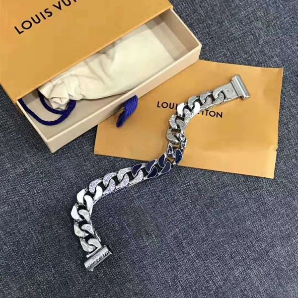 

selling titanium steel plating do not fade bracelet fashion trend classic men's color titanium steel bracelet, Golden;silver