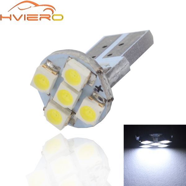 

white t10 5smd 5 smd 1210 3528 wedge auto motive canbus bulb led dc 12v car lighting world wide side marker lamp tail light