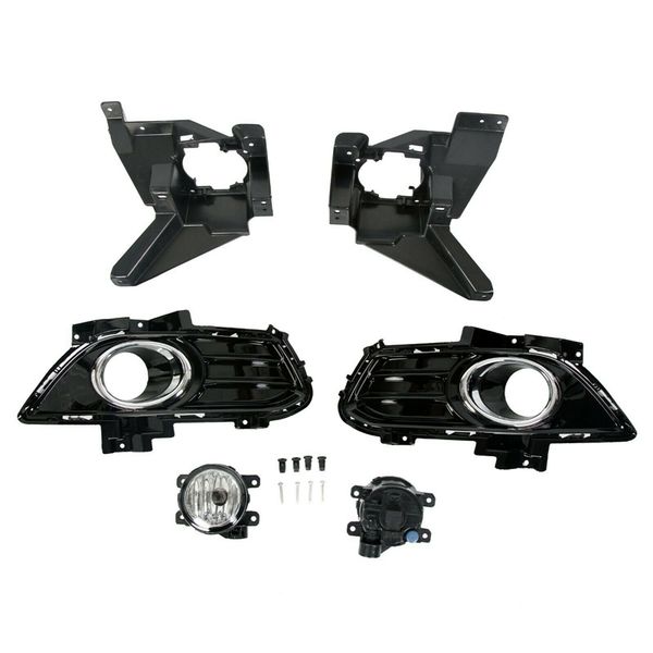 

bumper fog lights driving lamps left+right ds7z-17b814-ga for ford fusion 2013-2016