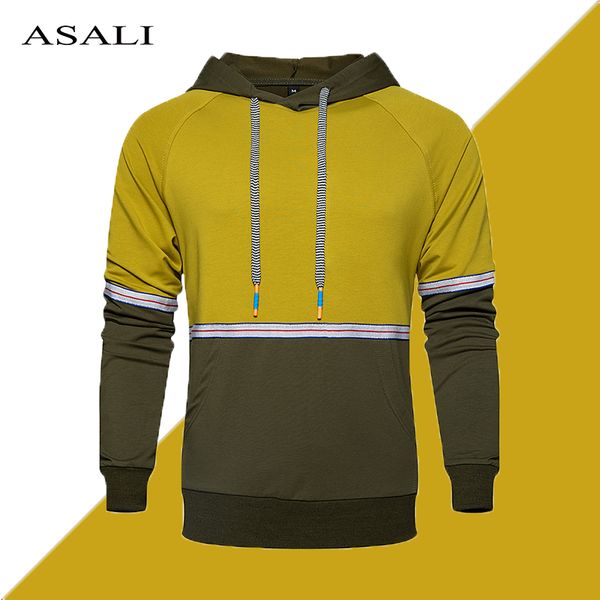 

hoodies sweatshirt streetwear patchwork hoodie men hip hop hooded loose casual autumn pullover sweatshirts male sportswear, Black