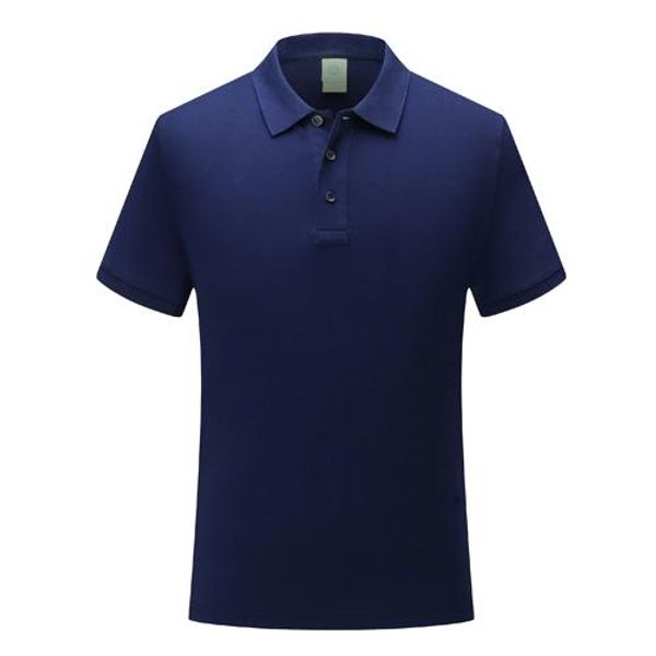 

classic 2019 nanometers easy to shrink new short sleeve cotton t-shirt uniforms sapphire mens and women polo sd-2chongfu-83, Black