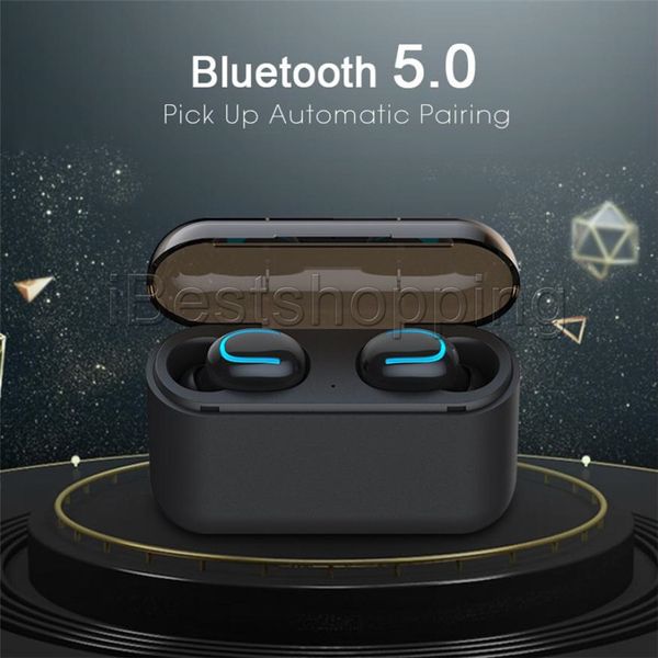 

HBQ Q32 TWS Ture Беспроводные наушники Bluetooth 5,0 гарнитура с микрофоном мини Earbud Cordless для S