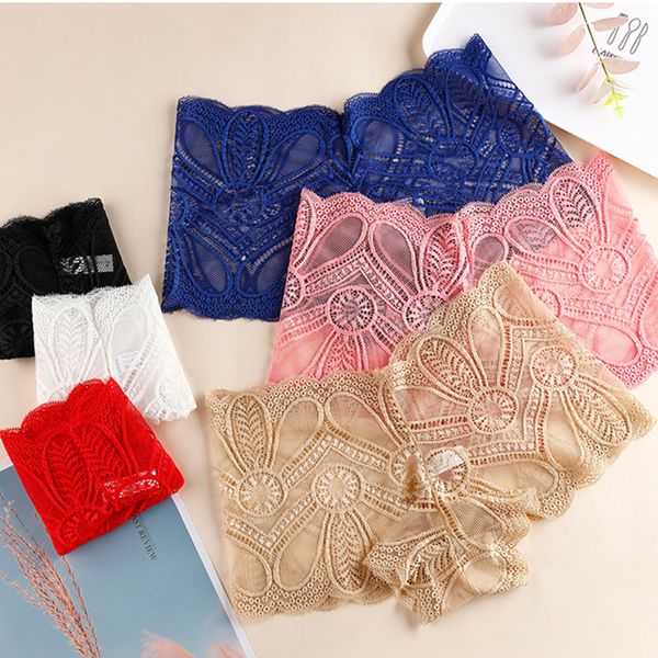 

mesh lace hollow out boyshorts women seamless underwear panties summer female cozy soft underpants cotton crotch panties, Black;pink