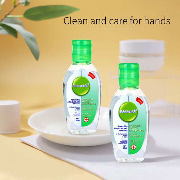 

50ml hand sanitizer gel portable travel size disposable hand sanitizer moisturizing refreshing gel sanitizing liquid hand soap