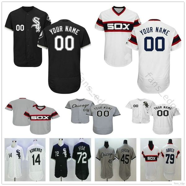 

Custom Chicago 33 McCann 45 Jon Jay 79 Jose Abreu 30 Nicky Delmonico 40 Reynaldo Lopez Man Woman Kids Youth White Sox Baseball Jerseys