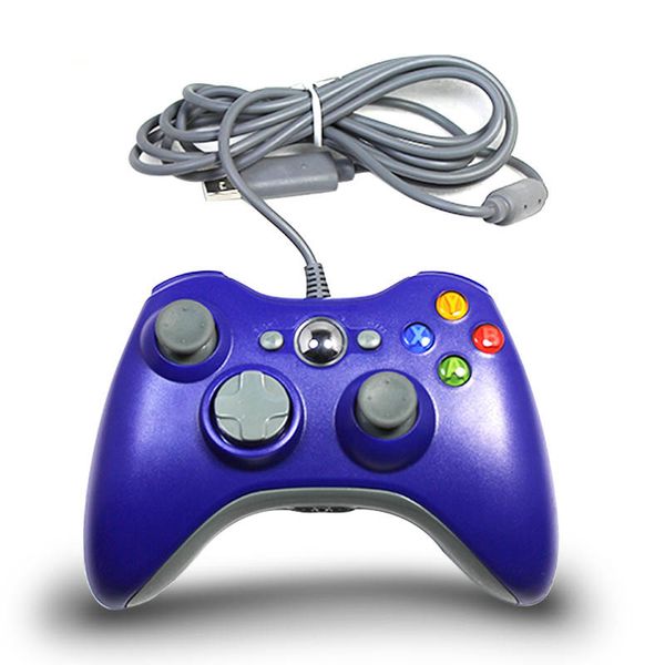 

game controller for xbox 360 & pc wired host gamepad usb wire controller pc xbox 360 joypad joystick shock model 4 colors