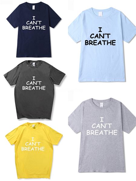 

i cant breathe19ss luxury mens designer t shirt pring men women couples fashion casual short sleeve mens round neck black s #62, White;black