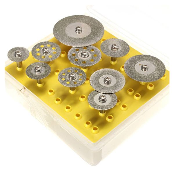 

new 10 pieces diamond cutting discs cutting wheel set for dremel